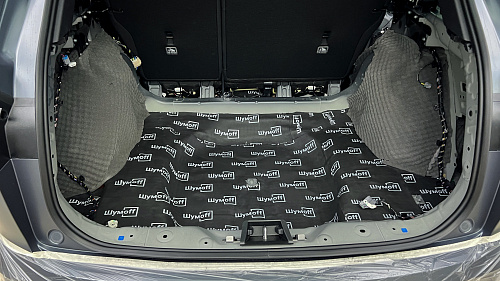Шумоизоляция багажника Джили Монжаро